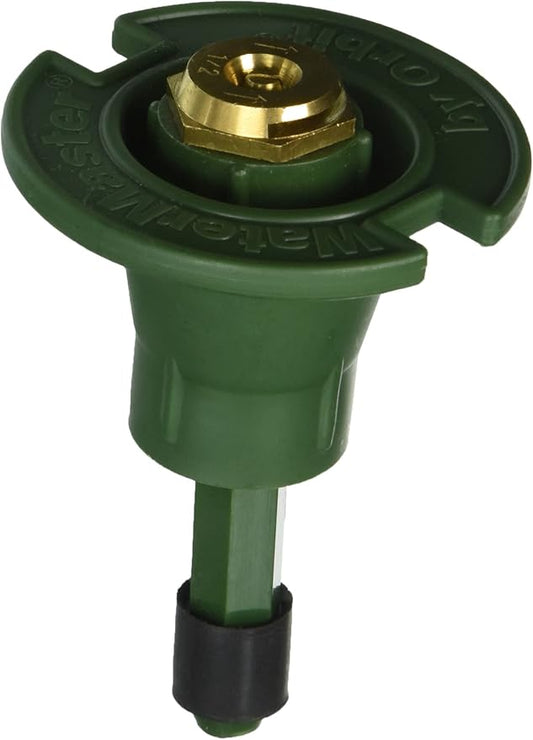2-Pack Orbit 54028 Plastic Pop-Up Flush Head Sprinkler with Brass Half Pattern Spray Nozzle - Durable Plastic Pop-Up Sprinklers with Brass Nozzles