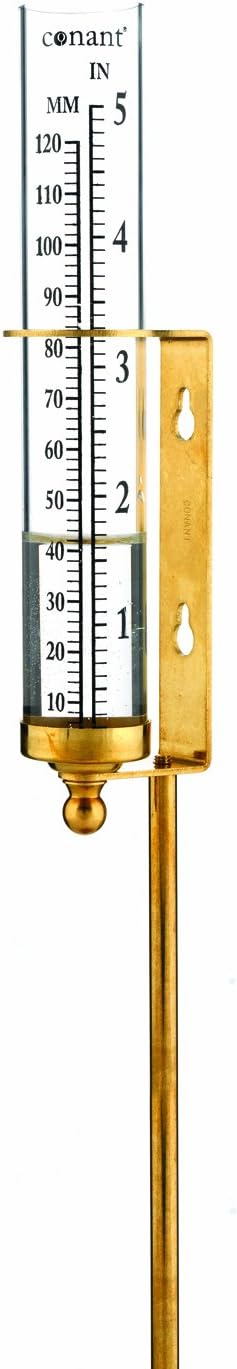 Conant VRG1LFB Vermont Rain Gauge (Living Finish Brass) #VRG1