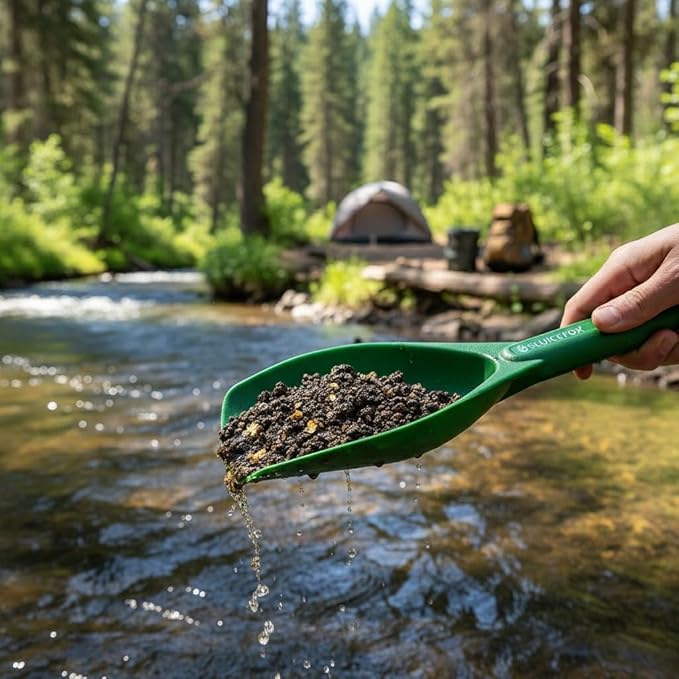 Sluice Fox Gold Prospecting Paydirt Scoop | Durable Plastic Hand Trowel Shovel | Lightweight Tool for Panning, Dredging & Crevice Digging
