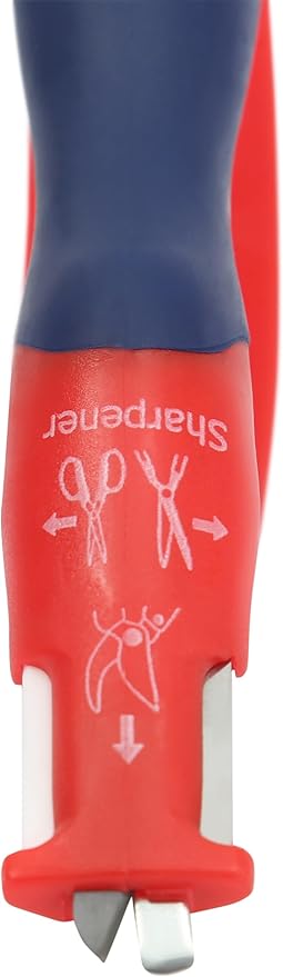Spear & Jackson 4056BS Blade Sharpener, 6 in 1, Red & Blue