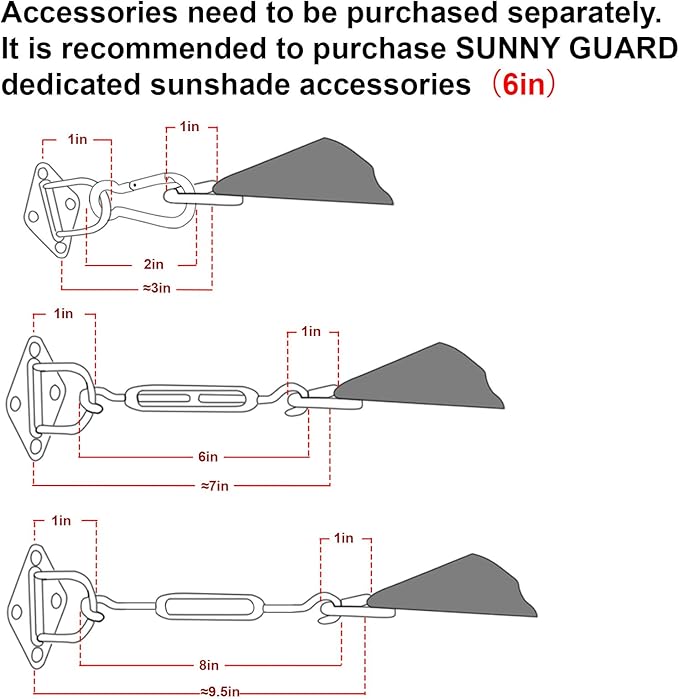 SUNNY GUARD Custom Size 10'x15' Silver Grey Sun Shade Sail Rectangle UV Block Shade for Backyard Yard Patio Deck Garden(Customized)