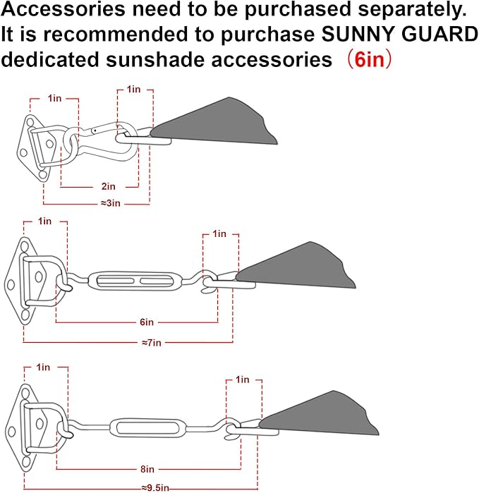 SUNNY GUARD Custom Size 11'x11'x11' Turquoise Blue Sun Shade Sail Triangle UV Block Shade for Backyard Yard Patio Deck Garden(Customized)