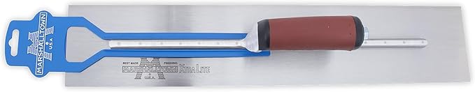 MARSHALLTOWN High Carbon Steel Finishing Trowel, 4 x 20 Inch Concrete, Masonry and Drywall Finishing Tool, Made in the USA, MXS20D