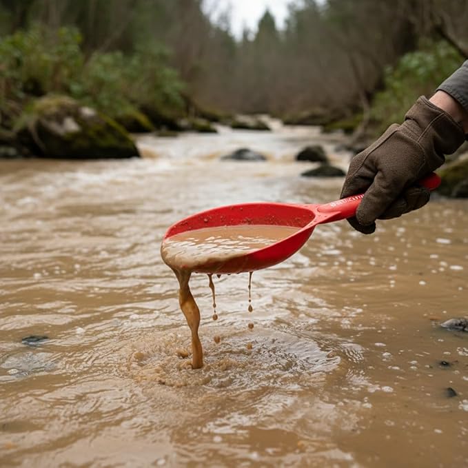Sluice Fox Gold Prospecting Paydirt Scoop | Durable Plastic Hand Trowel Shovel | Lightweight Tool for Panning, Dredging & Crevice Digging