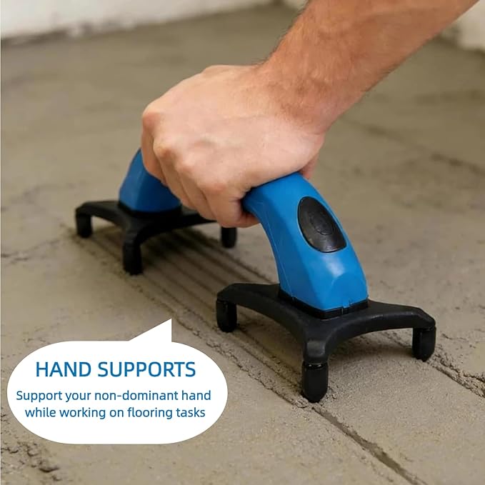 Trowel Support Tool with Anti-Slip Feet – Hands-Free Support for Flooring, Tile, Drywall, Cement, and Adhesive Application