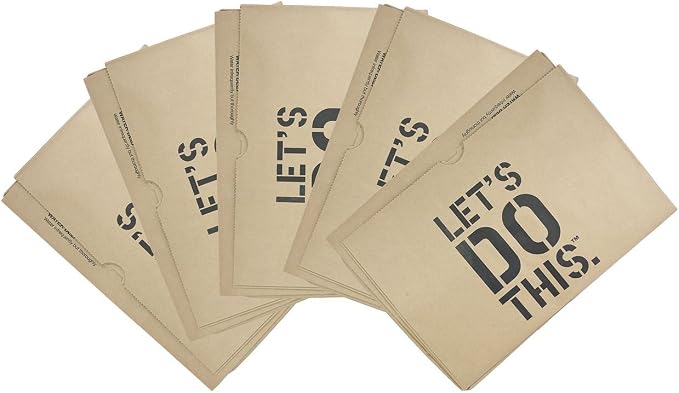 The Home Depot 49022 Heavy Duty Brown Paper Lawn and Refuse Bags for Home and Garden, 30 gal (Pack of 5)