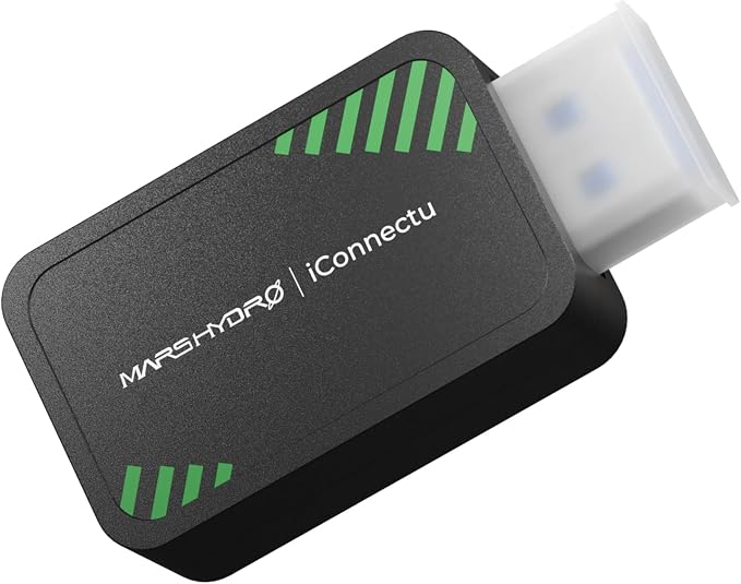 MARS HYDRO 2025 iConnectu Controller, for new Version FC & FC-E & SP3000 LED Grow Lights, Bluetooth USB Supports smart Grow System Devices, WiFi App controllable, Expansion Port for RJ12