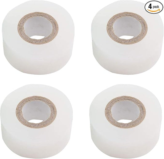 1.2inch Grafting Tape White 4 Rolls for Floral Fruit Trees Stretchable Garden Grafting Tape Plants Repair Tapes Poly Budding Tape Seedling Graft (White-4pack)