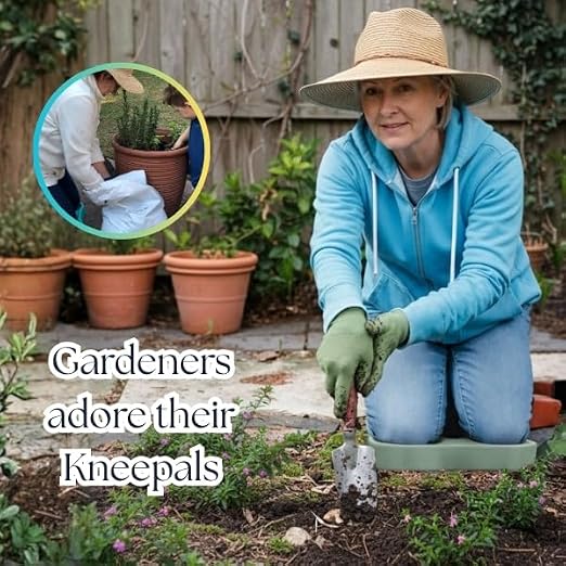 The original is here. This ultra-thick kneeler's patented design offers a quality alternative to collapsible flat foam pads. Beloved by gardeners, Moms, yoga buffs, fitness peeps.