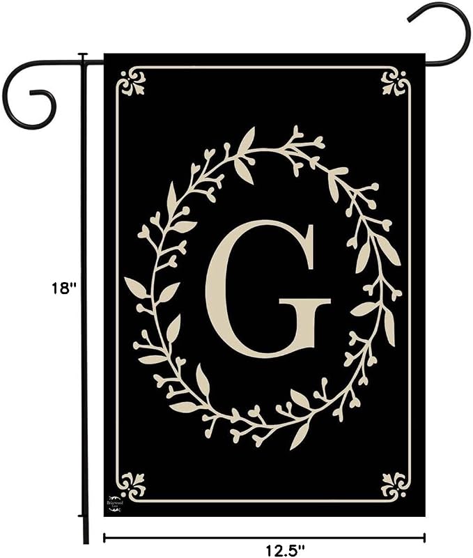 Briarwood Lane Classic Monogram Letter G Garden Flag