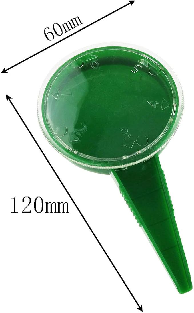 E-outstanding 2PCS Seed Dispenser Garden Plant Adjustable Seeder Sower Planter Hand Seeder Tool Green