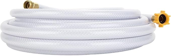 Camco TastePURE 75 Foot RV and Marine Drinking Water Hose Accessory with 5/8" ID for Camping, Tailgating, & Outdoor Recreation, White