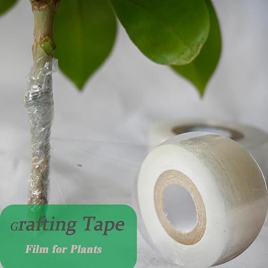 Garden Grafting Tape, 2 Pack Stretchable Garden Grafting Film Plants Repair Budding Tapes for Fruit,Floral,Tree and Plants