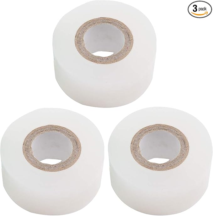1.2inch Grafting Tape for Floral Fruit Trees Stretchable Garden Grafting Tape Plants Repair Tapes Poly Budding Tape Seedling Graft (White-3pack)