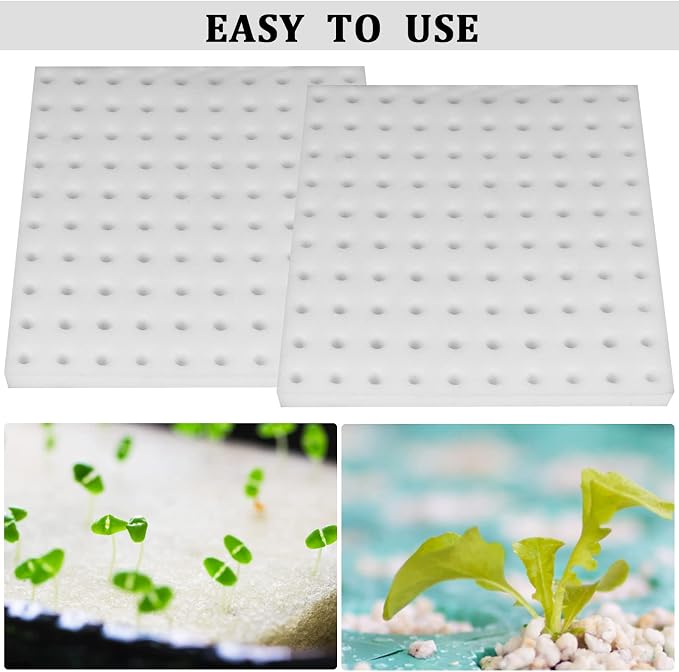 200 Pcs Hydroponic Sponges Planting Gardening Tool Soilless Cultivation Seedling Sponges Cultivation Sponge Greenhouse for Small Bud Growth & Grow Seedlings
