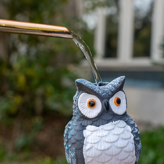 Owl Shaped Self-Watering Spikes - Effortless Plant Care for Your Garden, Whimsical and Charming Design for Indoor and Outdoor Plants, Keep Your Plants Hydrated While on Vacation