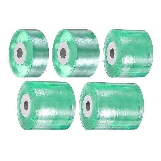 M METERXITY 5-Pack Grafting Tape, 131yards Tree Grafting Tape Per Pack, Plant Repair, Stretchable Floristry Film for Tree/Fruit/Poly Budding [0.8", 1.2", 1.6", 2", 2.4" W]