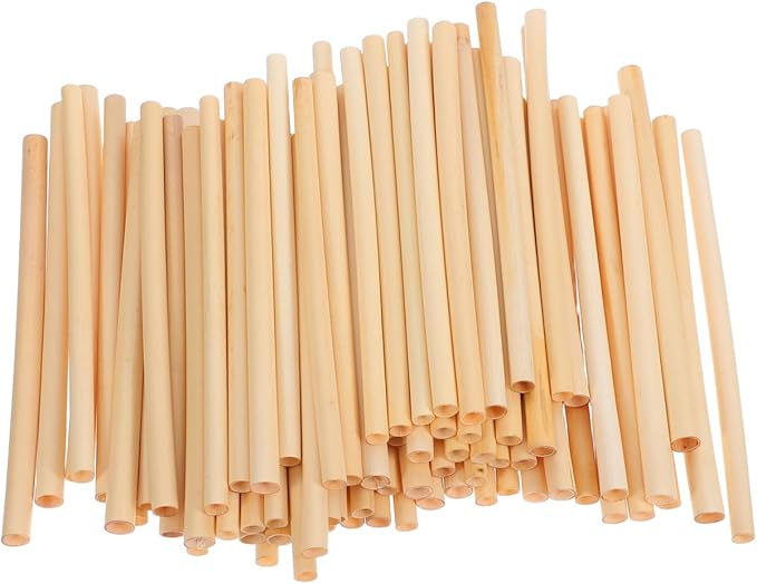 GANAZONO 500 Pcs Natural Phragmite Reed Mason Bee Tubes Set Bee Hotel Nest Box Pollinator Bee Box for Mason Bee Houses Refill Your Mason Bee House Bee Hive