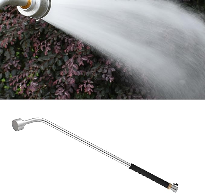 Gardening Sprayer Wand Heavy Duty Stainless Steel Watering Wand for Flower Bed Irrigation and Hard to Reach Area Long Reach Flower Watering Stick