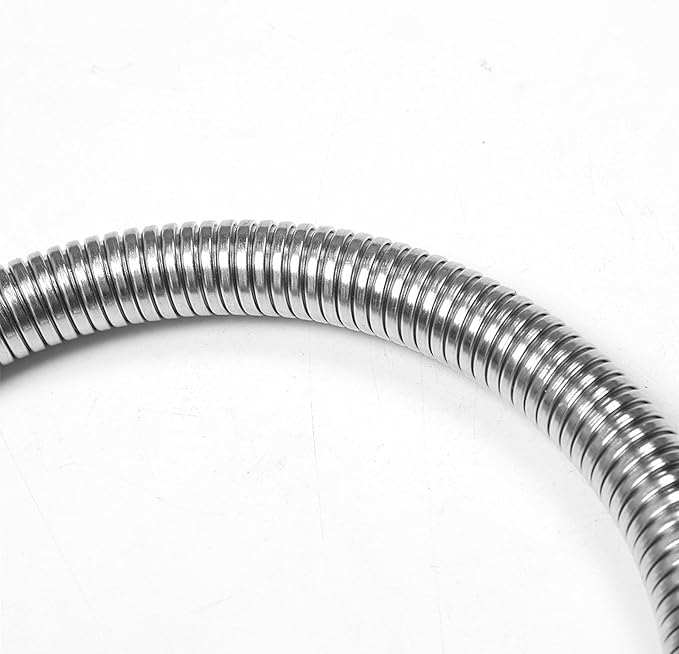 CWM Stainless Steel Hose for Commercial Kitchen Sink Faucets Flexible Hose Replacement (38 inch)