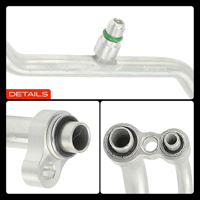A-Premium A/C Suction Hose & Discharge Line Hose Assembly Compatible with Chevrolet Camaro, 2012 2013 2014 2015, 3.6L