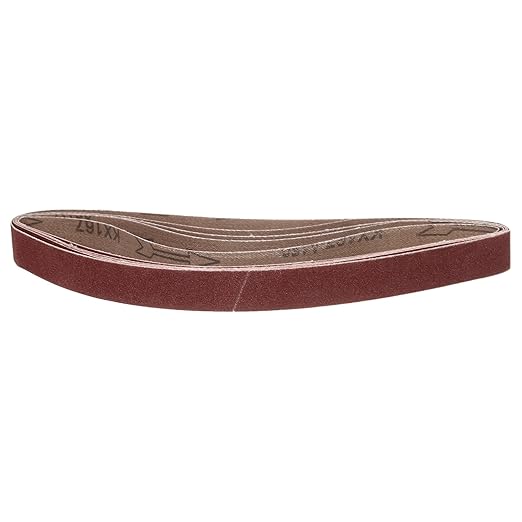 1 x 30 Inch Sanding Belt, 5 Pcs 150 Grit Knife Sharpener Belts Work Sharpening for Belt Sander Knife Carving Tool Metal Working