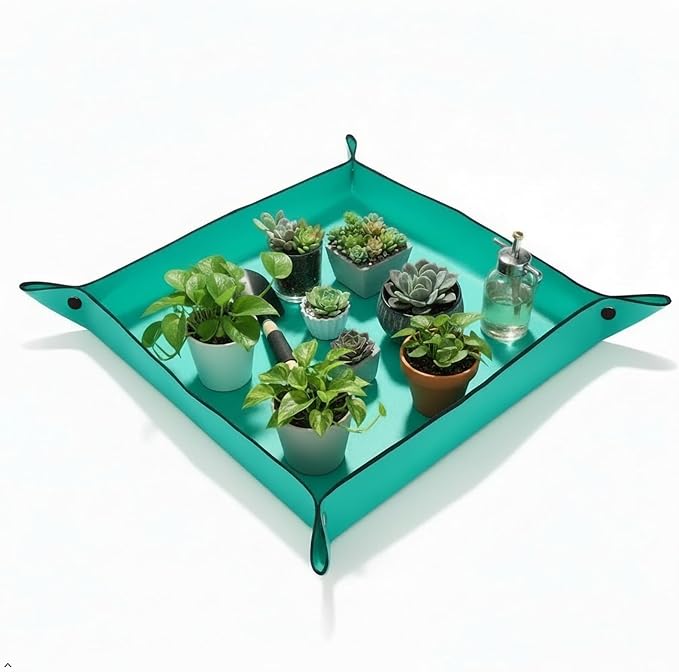 Plant Repotting Mat for Plants, Gardening Hand Tools for Gardeners, PE, 39.4x39.4in (100x100cm)