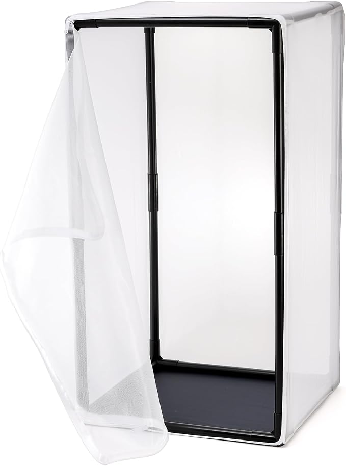 Kingrol Outdoor Insect & Butterfly Habitat Cage - Mesh Plant Enclosure for Pest/Bird Protection, Ideal for Breeding Butterflies, Soldier Flies, Ladybugs - 16.5 x 16.5 x 31 Inch
