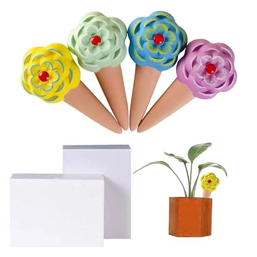Smart Ceramic Plant Watering Spikes with Auto Control for Indoor Outdoor Gardens with Auto Control for Indoor Outdoor Gardens