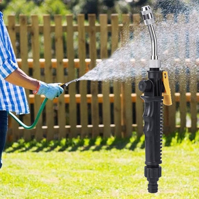 High Pressure Water Sprayer, Adjustable Flower Plant Watering Nozzle G3/8 DN10, Irrigation Tool/Pressure Washer for Garden(30 cm)