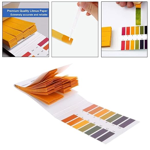 pH Test Strips, 1600 Strips Full Range 1-14 Universal pH Test Paper Litmus Paper pH Soap Making Testing Strips for Water Wine Saliva Urine Soil, 20 Pack pH Strips and 6 Test Pipette Droppers