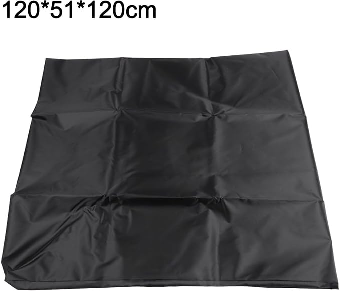 Outdoor Potting Table Cover Waterproof Windproof 210D Oxford Fabric With PU Coating For Garden 120X51x120cm Black