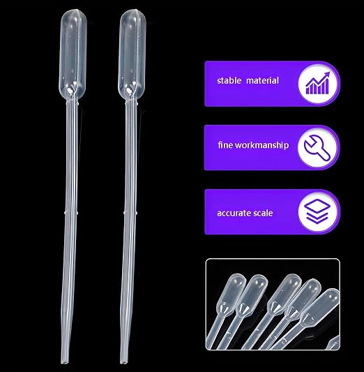 PH Test Strips and Pipette Droppers Set, 480pcs Universal pH.1-14 Test Papers with 24pcs Test Pipette Droppers, for Teaching, Research, Chemistry Experiment, Saliva Urine Water Soil & Diet pH