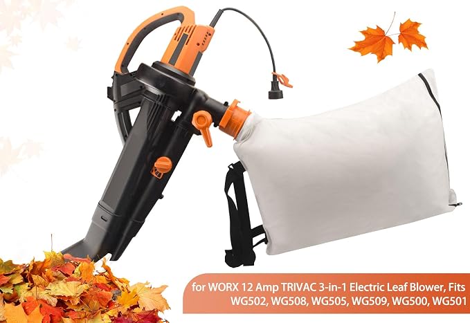 Universal Leaf Vacuum Blower Bag Bottom Debris Dump Bag, Compatible with Leaf Blowers and Ultra Blower Rake, Suitable for Most Blowers