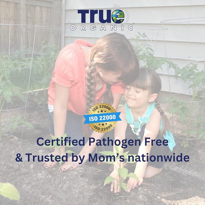 True Organic All Purpose Plant Food – Organic Fertilizer for Fruits, Vegetables, Flowers, and Herbs – 8lb Bag Covers 174 sq. ft.