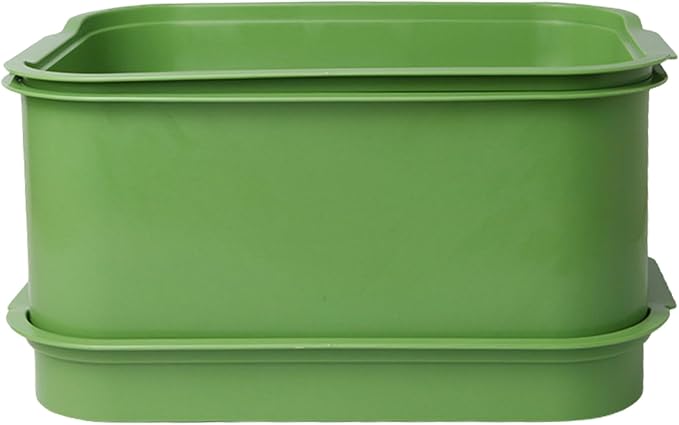Microgreens Growing Trays, Free PP Soil-Free Sprouting Tray Stackable Space-Saving Planting Pot for Growing Bean Sprouts, Broccoli, Alfalfa & MicrogreensSprouts Kit