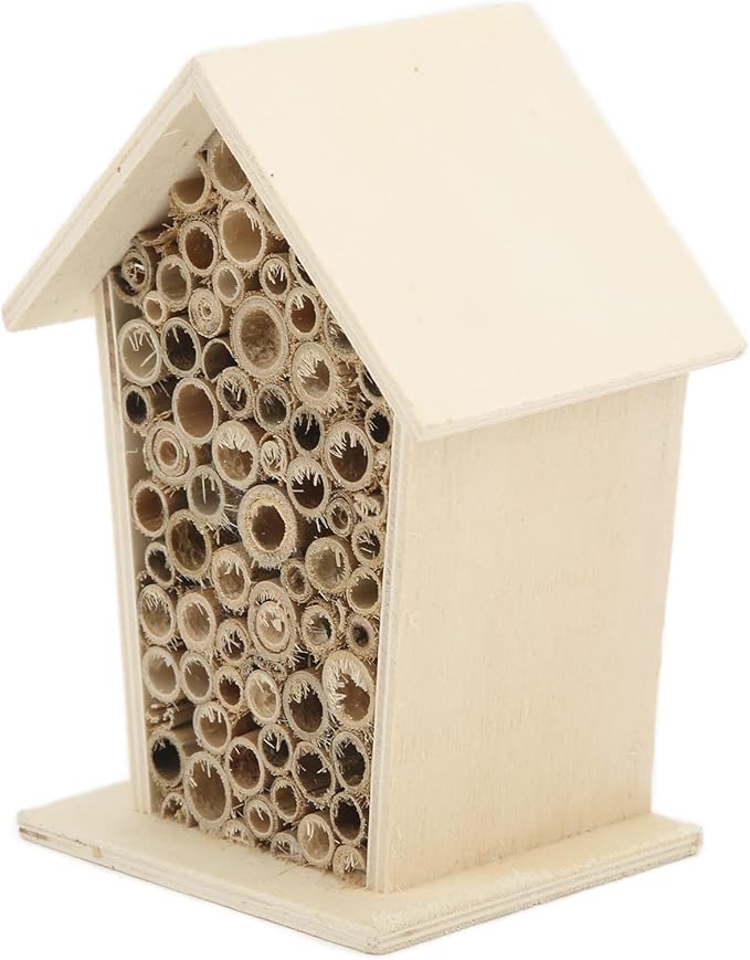 Wooden Bee House Safe Non Wooden House for Garden