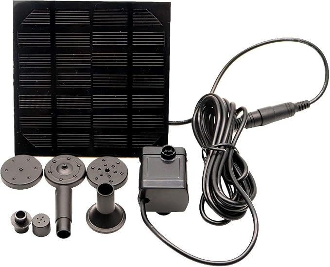 Hovico Solar Fountain - Panel Water Pump for Bird Bath Solar Panel Kit Outdoor Fountain for Outdoor Small Pond, Patio Garden and Fish Tank
