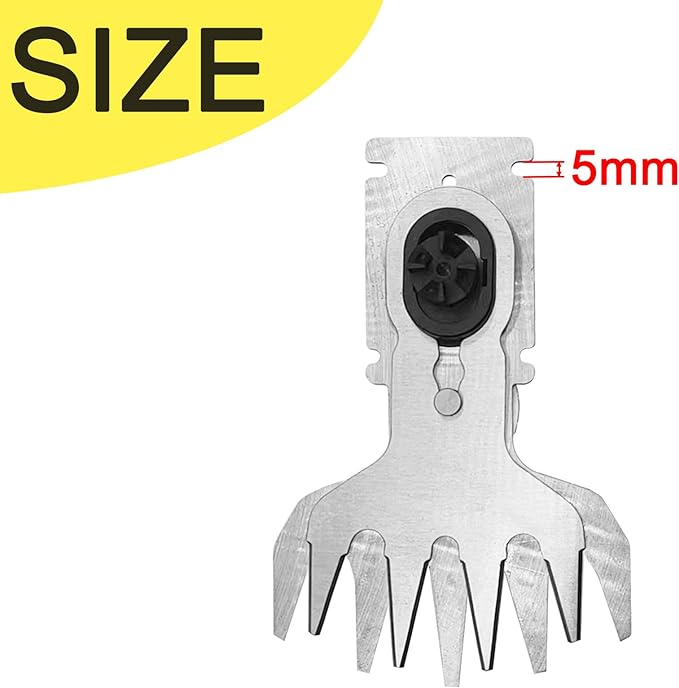4 inch Grass Shear Blades,Hedge Trimmer Blade Assembly Compatible with WG801 Garden Shears EasyShea or Cordless Handheld Grass Trimmer Mini Hedge Trimmer