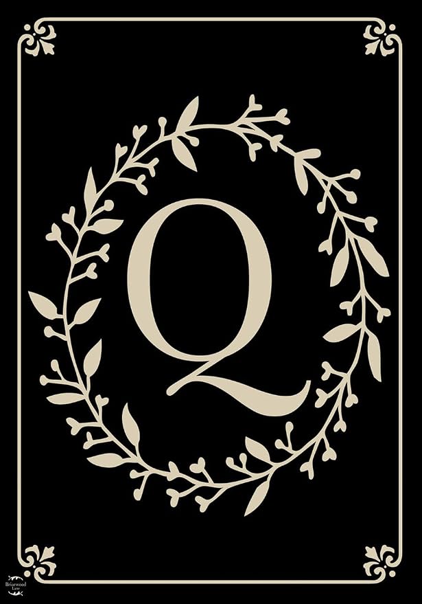 Briarwood Lane Classic Monogram Letter Q Garden Flag