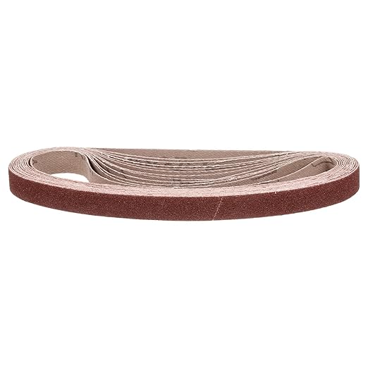 1/2 x 24 Inch Sanding Belt, 20 Pcs 120 Grit Aluminum Oxide Knife Sharpener Belts Work Sharpening for Belt Sander Knife Carving Tool Metal Working