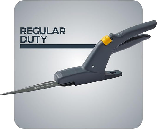 Woodland Tools Regular Duty Grass Shears – Fixed Steel Blades, Lightweight Manual Grass Clippers with Ergonomic Handle for Trimming Around Beds, Edging Paths, and Tight Spaces