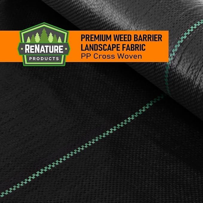 LAVEVE 3FT x 300FT Weed Barrier Landscape Fabric, 3.2oz Premium Heavy Duty Garden Cloth, Ground Cover for Gardening, Farming