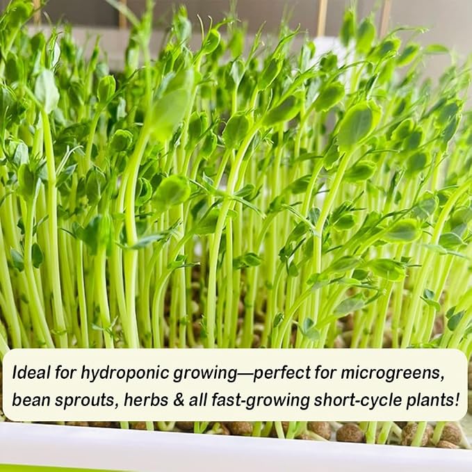 1 Roll 10" x 120" Microgreens Growing Trays Jute Mat Kits, Hydroponic Planting Mat & Seed Germination Pad for Wheatgrass, Bean Sprouts, Hydroponic Seed Growing | Works with Growing Trays