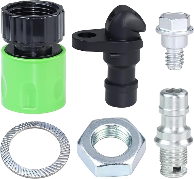 490-900-M061 Deck Wash Kit Replaces 490-900-0025 Including 921-04041 Lawn Mower Deck Wash Adapter Nozzle, 737-04003D Deck Wash Nozzle(Stainless Steel), 731-07487 Deck Wash Nozzle (Plastic)
