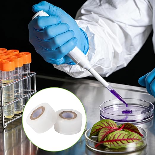 3pcs Petri Dish Films, Each Roll 200m/656ft Clear Floral Plants Fruit Trees Grafting Tapes Lab Sealing Films Clear Petri Dish Tapes Suitable for Grafting & Freshness Preservation