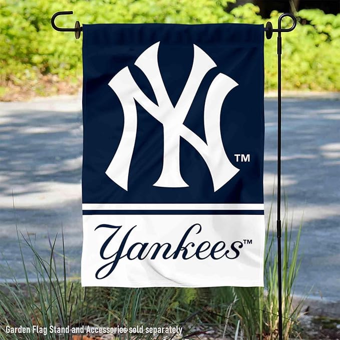 Yankees Double Sided Garden Flag
