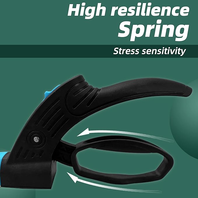 CYRUS 14-Inch Handheld Grass Shears with 360° Rotating Head - Premium Carbon Steel Plant Cutting Scissors Ergonomic Handle & Safety Lock Garden Shears for Lawn, Hedges, Fences