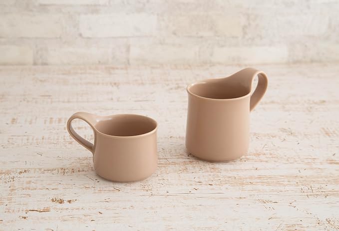 ZERO JAPAN Bee House Ceramic Cappuccino Mug - Microwave & Dishwasher Friendly, Ceramic Coffee Mugs with Handle - Cups for Tea, Espresso, Latte & Hot Drinks - Silky Pink (5.4 oz)