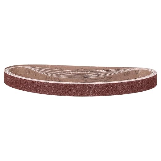 1 x 30 Inch Sanding Belt, 8 Pcs 60 Grit Knife Sharpener Belts Work Sharpening for Belt Sander Knife Carving Tool Metal Working